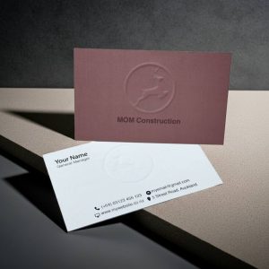 Embossed/Debossed  Business Cards